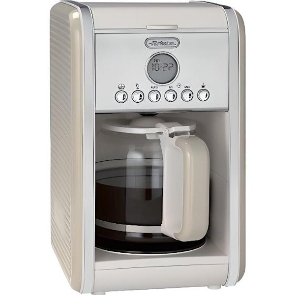 ARIETE 1342/1 vintage filterkaffemaskine - Beige - 12 kopper - Programmerbar Beige