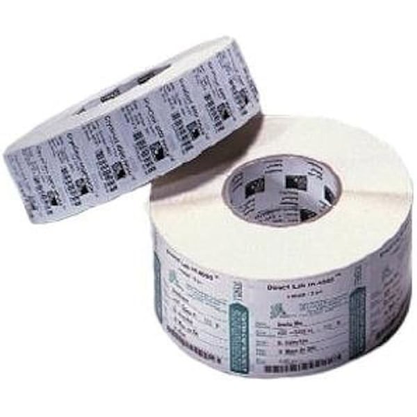 Papiretikette - ZEBRA TECHNOLOGIES - CONF.8 - 57 x 32 mm - Høj kvalitet - Ideel til etikettering