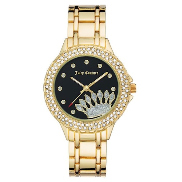 Kvindemontre - Juicy Couture - JC1282BKGB - Farve guld/sort - Quartz bevægelse - Chic stil gyllene/svarta