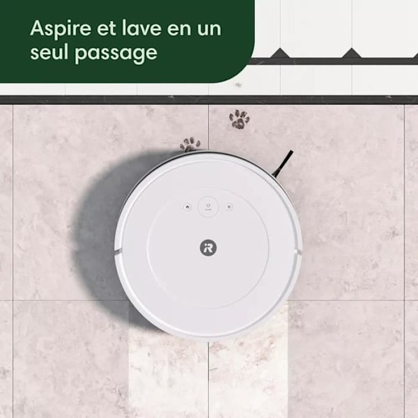 iRobot Roomba Combo Essential - Ansluten robotdammsugare och mopp - Effektiv och kraftfull - 3 sugnivåer - Programmerbar Vit