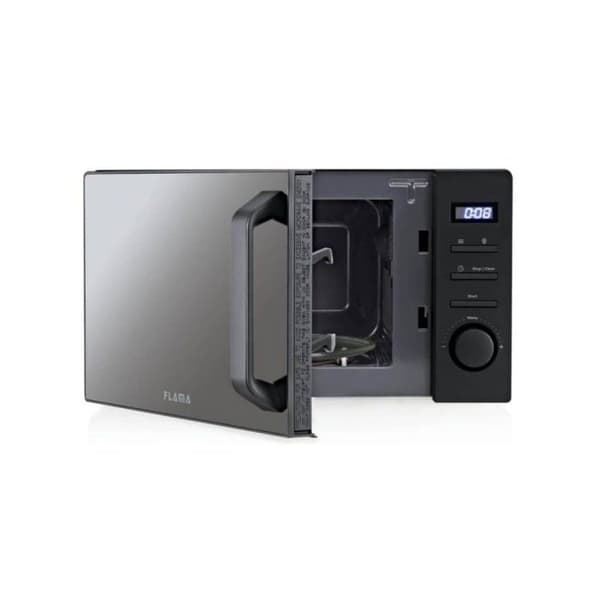 Mikrobølgeovn - FLAMA - 1833FL - 700 W - 20 L - Sort Sort