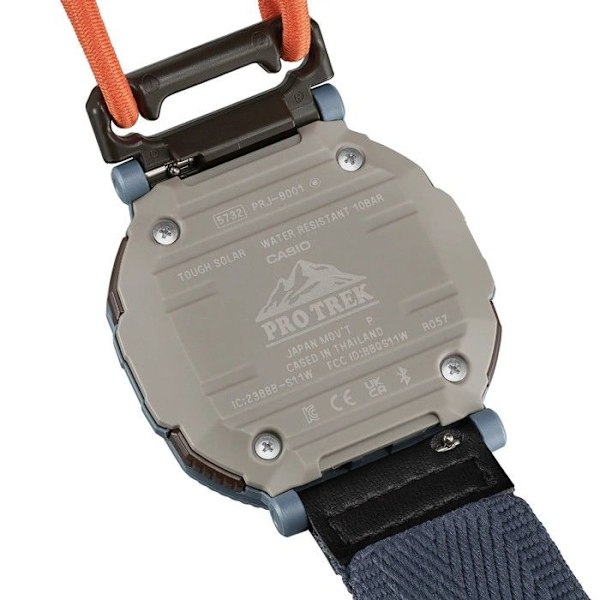 Ur - Casio - PRJ-B001B-2ER - Blå Nylon - Vandtæt 10 bar - 44 mm Blå