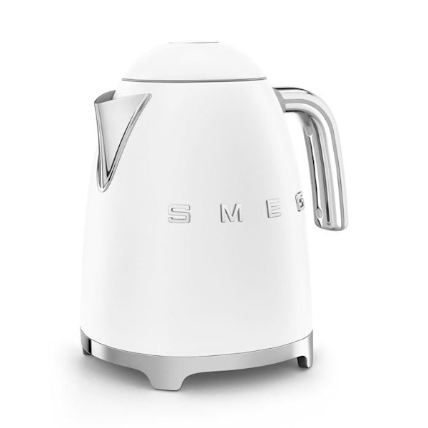 SMEG Vattenkokare - 50-talsdesign - Matt vit - 1,7L - 2400W - Anti-kalk Matt vit