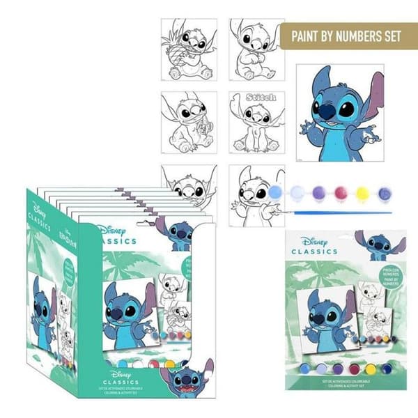 Disney Stitch Maalaus Numeroilla
