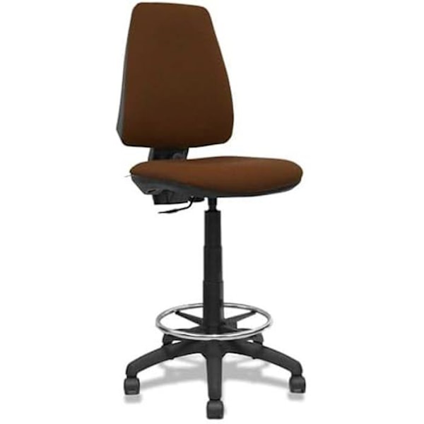Taburetti - PIQUERAS JA CRESPO - Elche - Ergonominen - Korkeudensäätö - Keinonahka