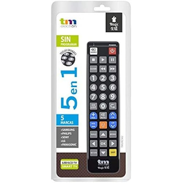 Yleiskaukosäädin Magic Keyboard XXL Teclas Grandes Black - TM Electron tmurc501