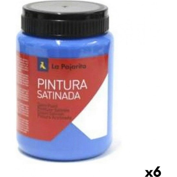 NC Gouache La Pajarita Intense L-12 Blå Satiné (35 Ml) (6 Enheder)
