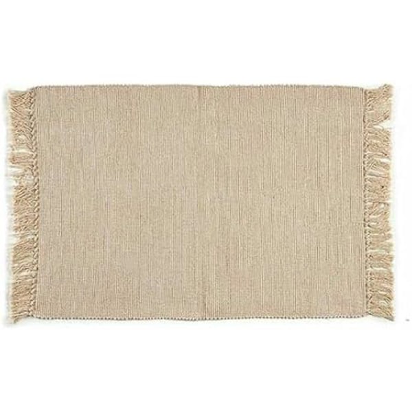 Matto - LAHJA KORISTE - Beige - 50 x 80 cm - Suorakulmainen - 8 kappaletta Flerfärgad