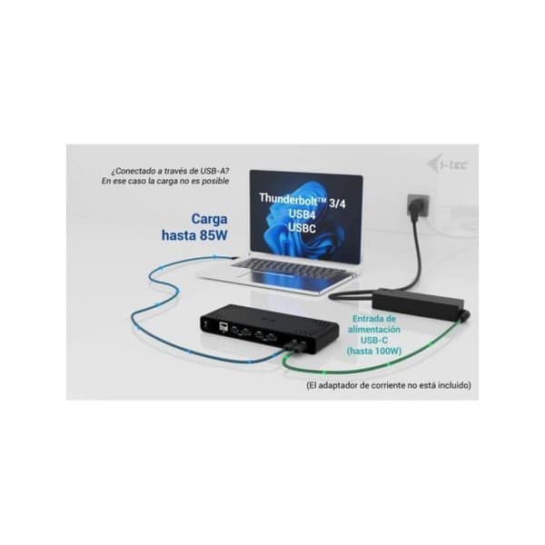 I-TEC Universal Dual 4K Skærm