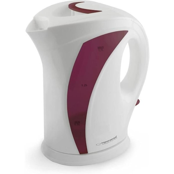 Sähkökannu IGUAZU 1,7 L 2200W Valkoinen/Punainen