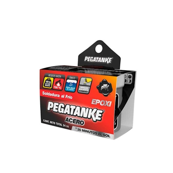 PEGATANKE Tokomponent Epoxylim Sort Stål 32GR Svart