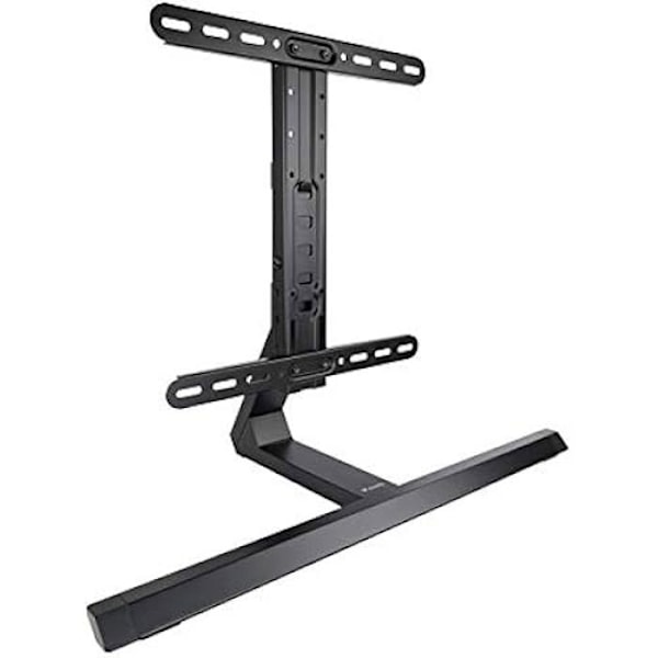 Tooq DB3265F-B bordstativ i aluminium til 32"-65" skærme Højdejusterbar med sort ben Sort