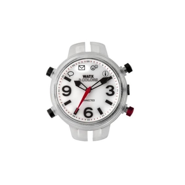 Ur - WATX - RWA6001 - Quartz - Dobbelt display - Unisex - Hvid resin Vit