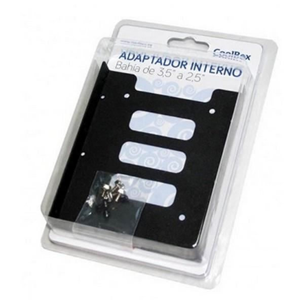 Adapter - CoolBox - COO-AB3525M - Metal - 2,5" til 3,5" - Sort
