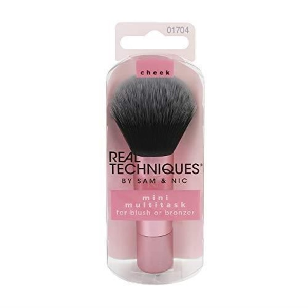Makeupbørste - Real Techniques - Mini Multitask Brush - Vegansk - Blød - Alsidig
