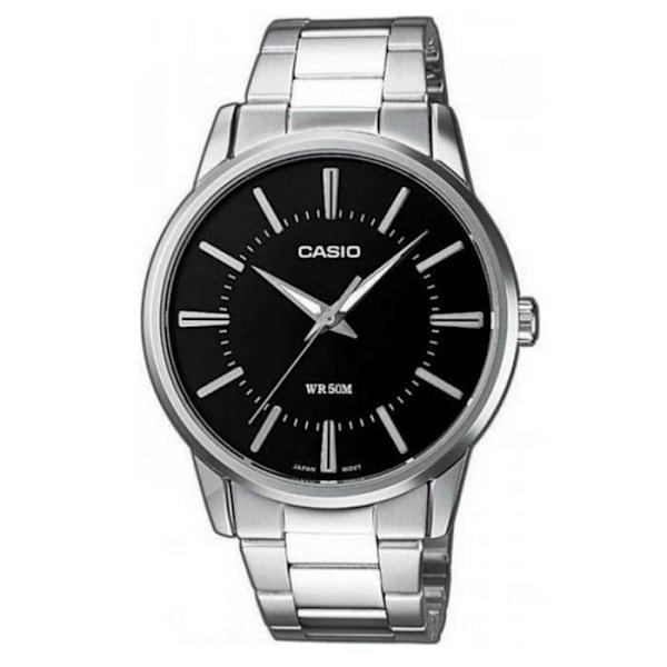 Ur - CASIO - Klassisk - Sort urskive - Rustfrit stål - Kvarts