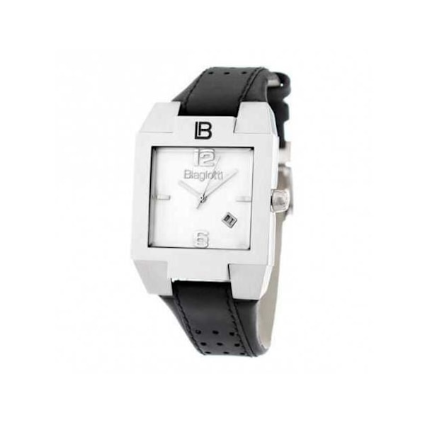 Kvindeklokke - Laura Biagiotti - LB0035M-03 - Ø 36 mm - Læder - Kvarts - Analogisk Vit