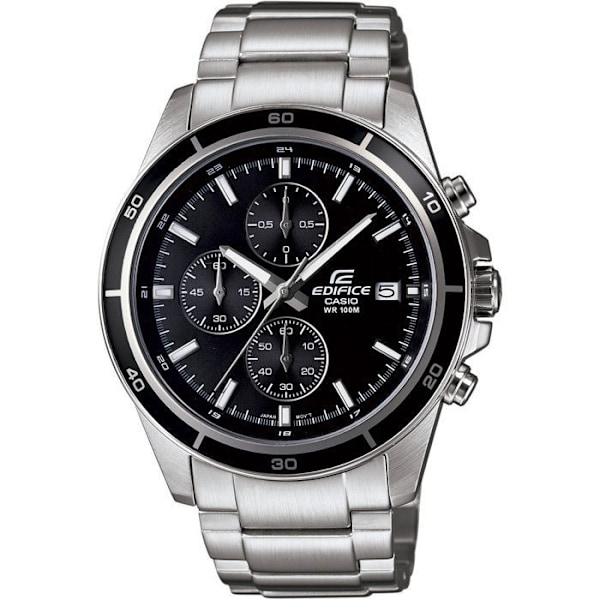 Ur - CASIO - EFR-526D-1AVUEF - Rustfrit stål - Stopur 1/10 sek - Vandmodstandsdygtig 10 bar Stål
