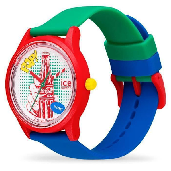 "ICE WATCH Klocka - Herrar - 019902 - Multicolor Silikon - Vattentålig 5 Atm" Flerfärgad