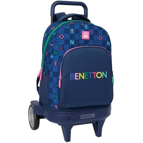 Rullande ryggsäck - SAFTA - Benetton DAMERO - Kompakt - Avtagbar - Ideal för barn