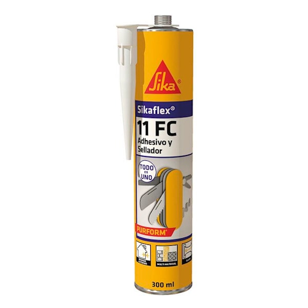 Mastic - Sika - Sikaflex-11fc Purform - Grå - 300 ml - Elastisk og alsidig Grå