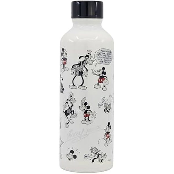 Återanvändbar vattenflaska - STOR - Mickey Mouse - 755 ml - Aluminium - Sprut-säkerhet