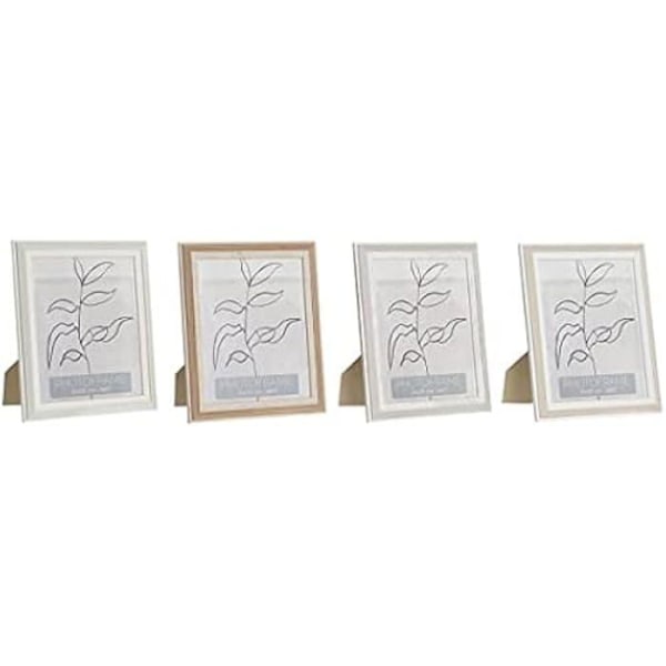 Valokuvakehys - DKD Home Decor - Beige - Lasi - Mitat 25x1,5x30cm - Nykytaide beige