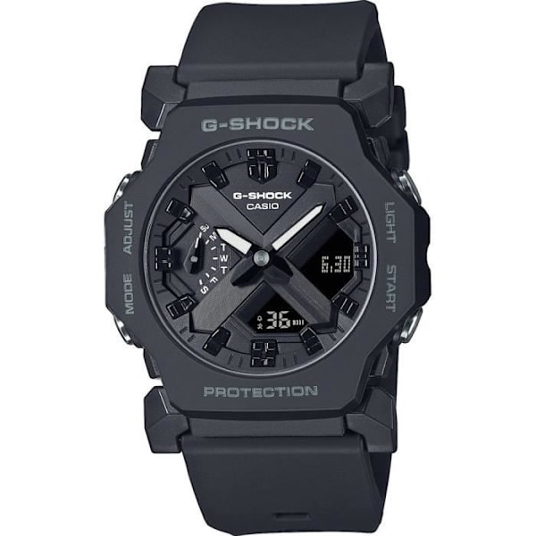 Ur - CASIO - GA-2300-1AER - Sort - Vandafvisende 20 bar - Sort plastikremme Svart