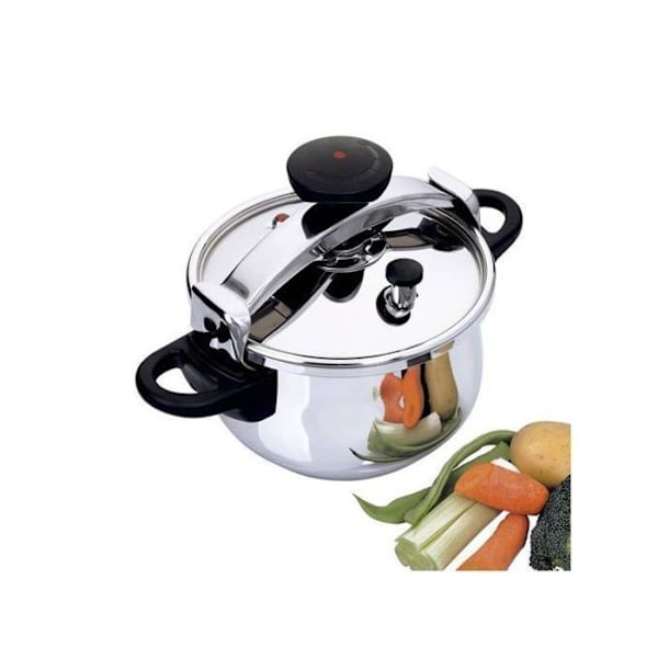 Autocooker - Magefesa - STAR4 - 4 liter - Rustfrit stål - Alle kilder inklusive induktion FLERFÄRGAD