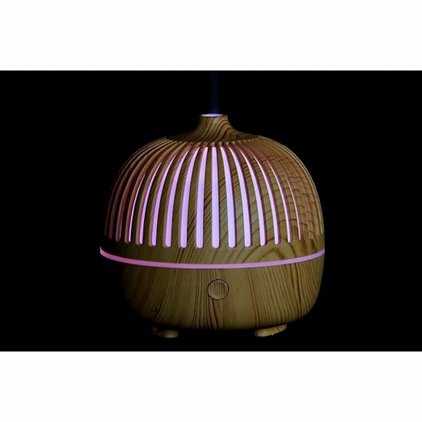 Pyöreä eteeristen öljyjen diffuusori polypropeenista ja ABS DKD Home Decorista naturlig
