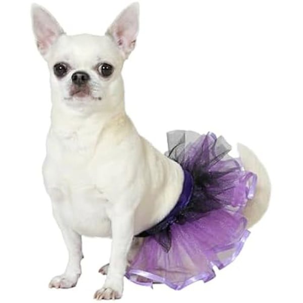 Lila Tutu Kostym - ATOSA - Storlek L - Tyllkjol - Elastisk passform - Bekväm lila