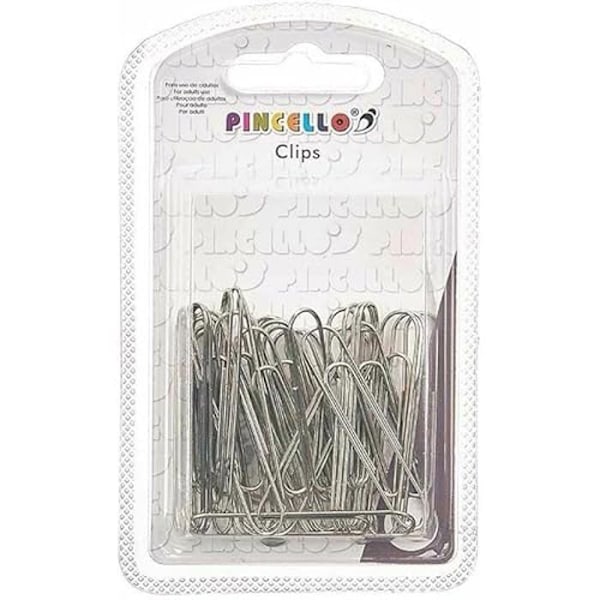 Hopeapidikkeet - PINCELLO - Iso metalli - 24 kpl - Hopean värinen Silver