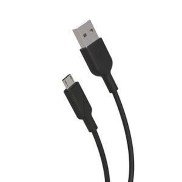 MUVIT FOR CHANGE USB A / Micro USB kabel - 1,2 m - Sort