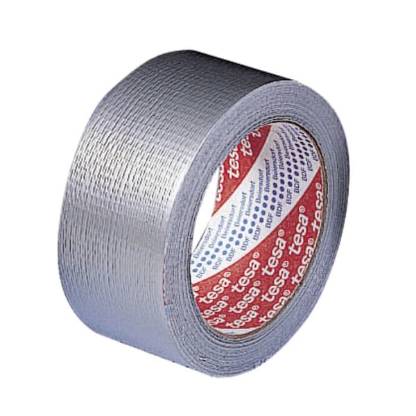 Extra Power Universal Canvas Reparationstejp - TESA - 50m x 50mm - Grå Grå