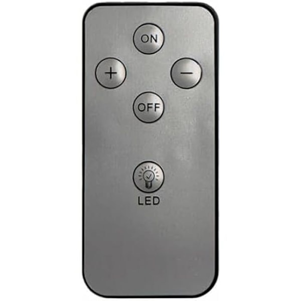 Ersättningsfjärrkontroll för EDM 33524 33523 Fläkt Silver Silver