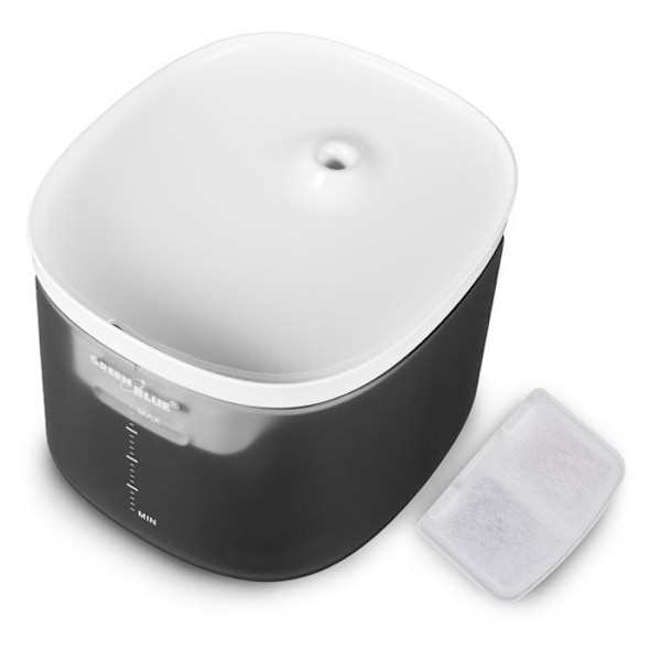 Vandautomater / drikkeskål til dyr, GreenBlue, GB392, 3L, USB 5V1A grå vit
