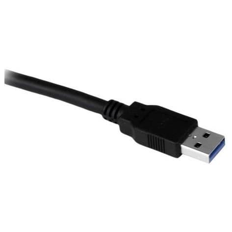 1,5 m USB 3.0 A til A forlængerkabel på basen - STARTECH - USB3SEXT5DKB - Lige stik - Livstidsgaranti
