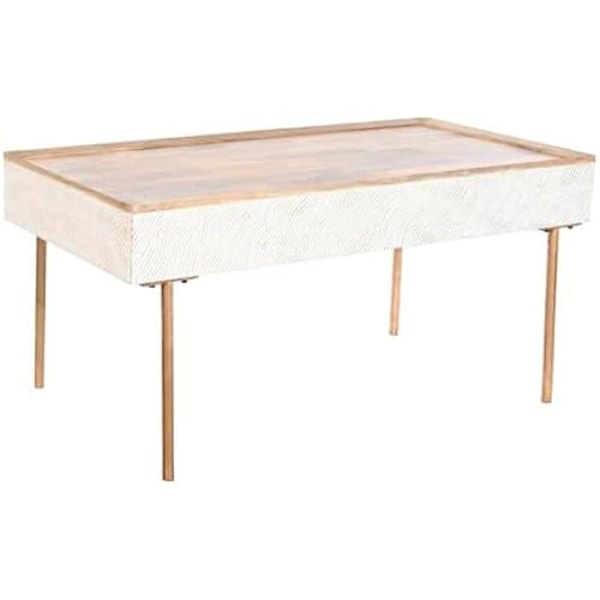 Sofabord - HOME ESPRIT - Rektangulært - Trægreb - Flerfarvet - 120 x 60 cm Flerfärgad