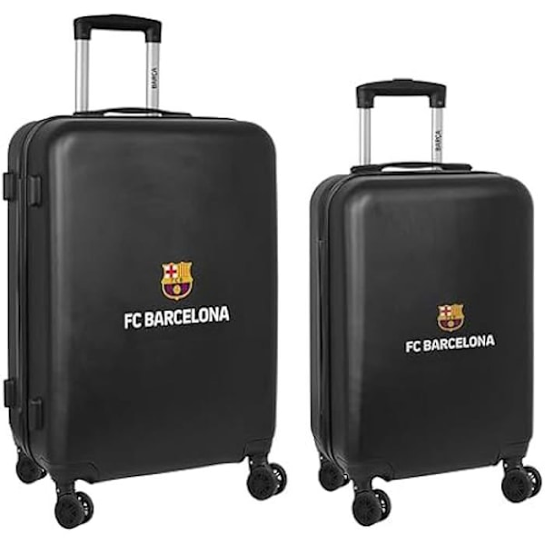 F.C. Barcelona 3:e lag - Hyttvagnsset 20 och 24 tum, med svängbara hjul, rullväskor, lås