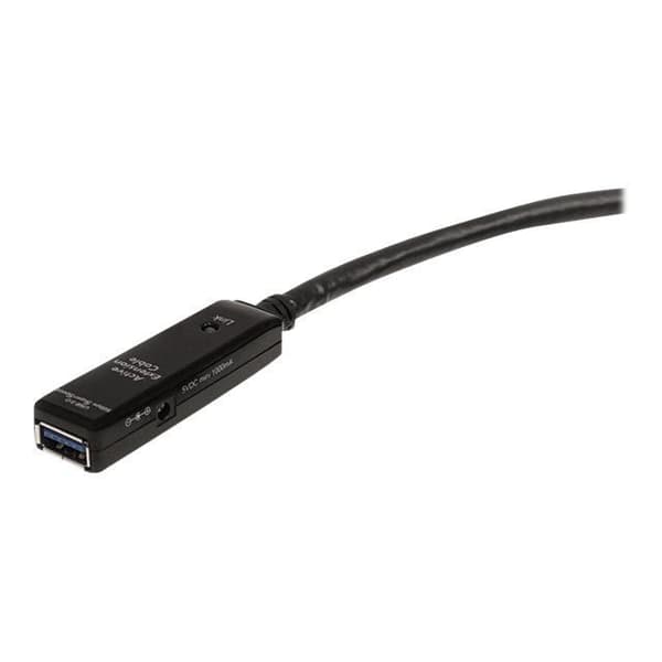 STARTECH aktivt USB 3.0 forlængerkabel - 3 m - Sort