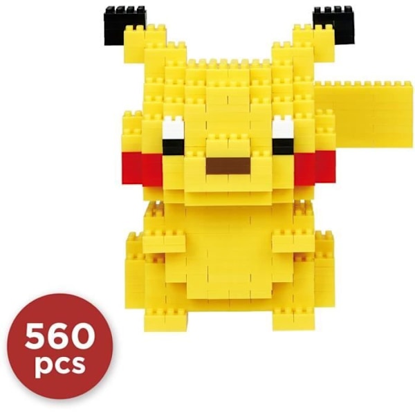 Kivihahmo - BANDAI - NANOBLOCK - Pokémon - Pikachu Deluxe Gul