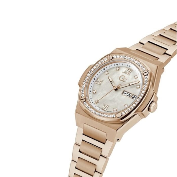 GC Watch Damklockor Y98002L1MF CUSINS Form Form Stål Kula Kula Gyllene pärlemor