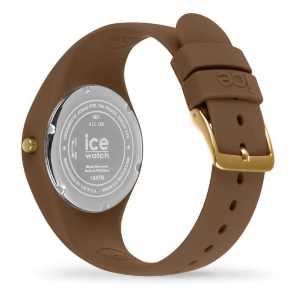 ICE WATCH ur - Dame - 022285 - Brun silikone - Vandtæt 10 ATM kastanj