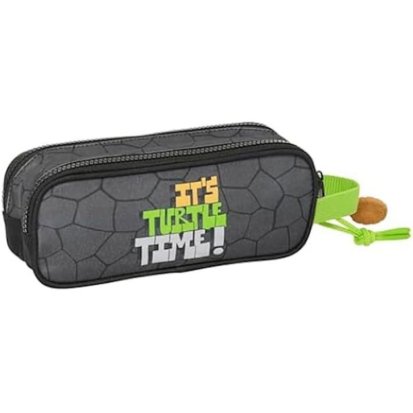 Safta Ninja Turtles tuplakynäkotelo lapsille, ihanteellinen kouluikäisille lapsille, mukava ja monipuolinen, laadukas ja