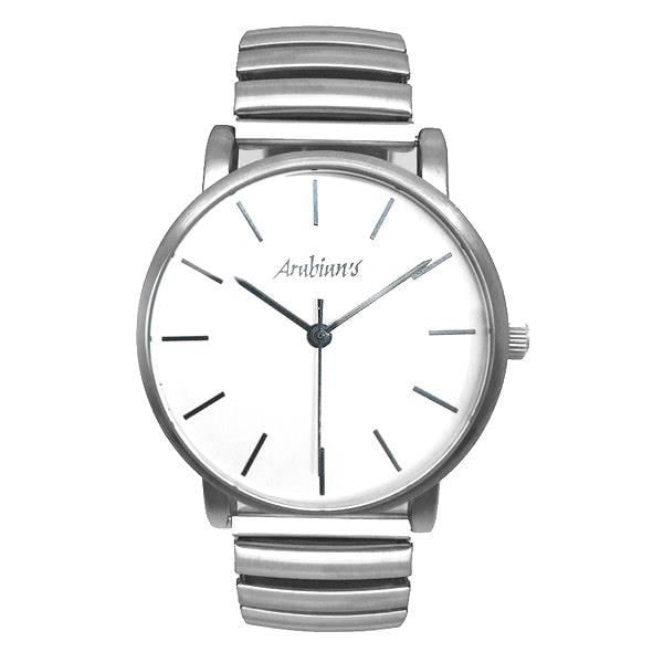 Herrklocka - Arabians - DBA2272A - 36 mm - Kvarts - Stålarmband - Elegant och trendigt Vit