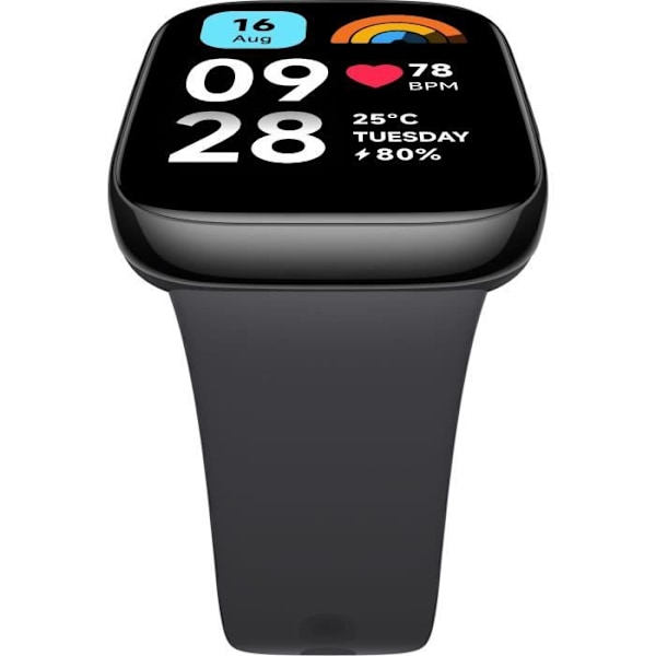 Xiaomi REDMI WATCH 3 ACTIVE SVART ansluten klocka Svart