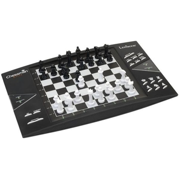 LEXIBOOK Chessman Elite sähköinen shakkipeli - 2 pelaajaa - 7 vuotta ja enemmän Svart