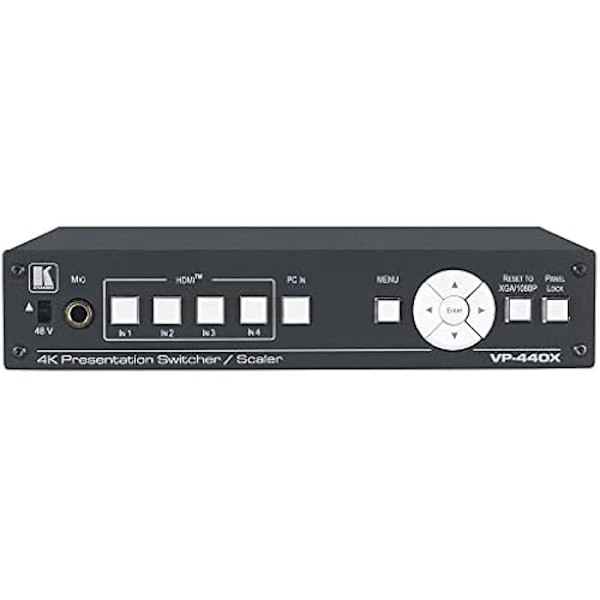 KRAMER VP-440X 18G 4K Switcher/Scaler HDBASETilla ja HDMI:llä - Switcher-toiminnot - Scaler-tekniikka