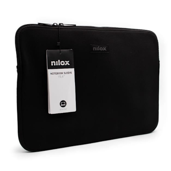 Bærepose til bærbar computer - NILOX - NXF1501 - 15.6 tommer - Neopren - Sort