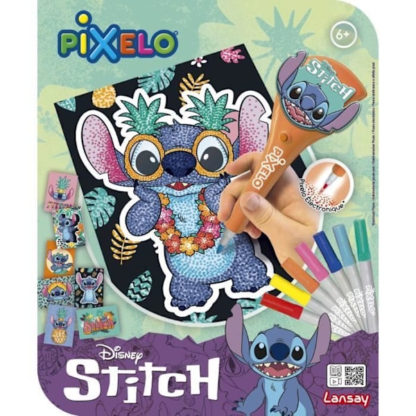LEGETØJ - LANSAY - Pixelo Stitch - 8 illustrationer - Multifarvet - Fra 6 år Flerfärgad